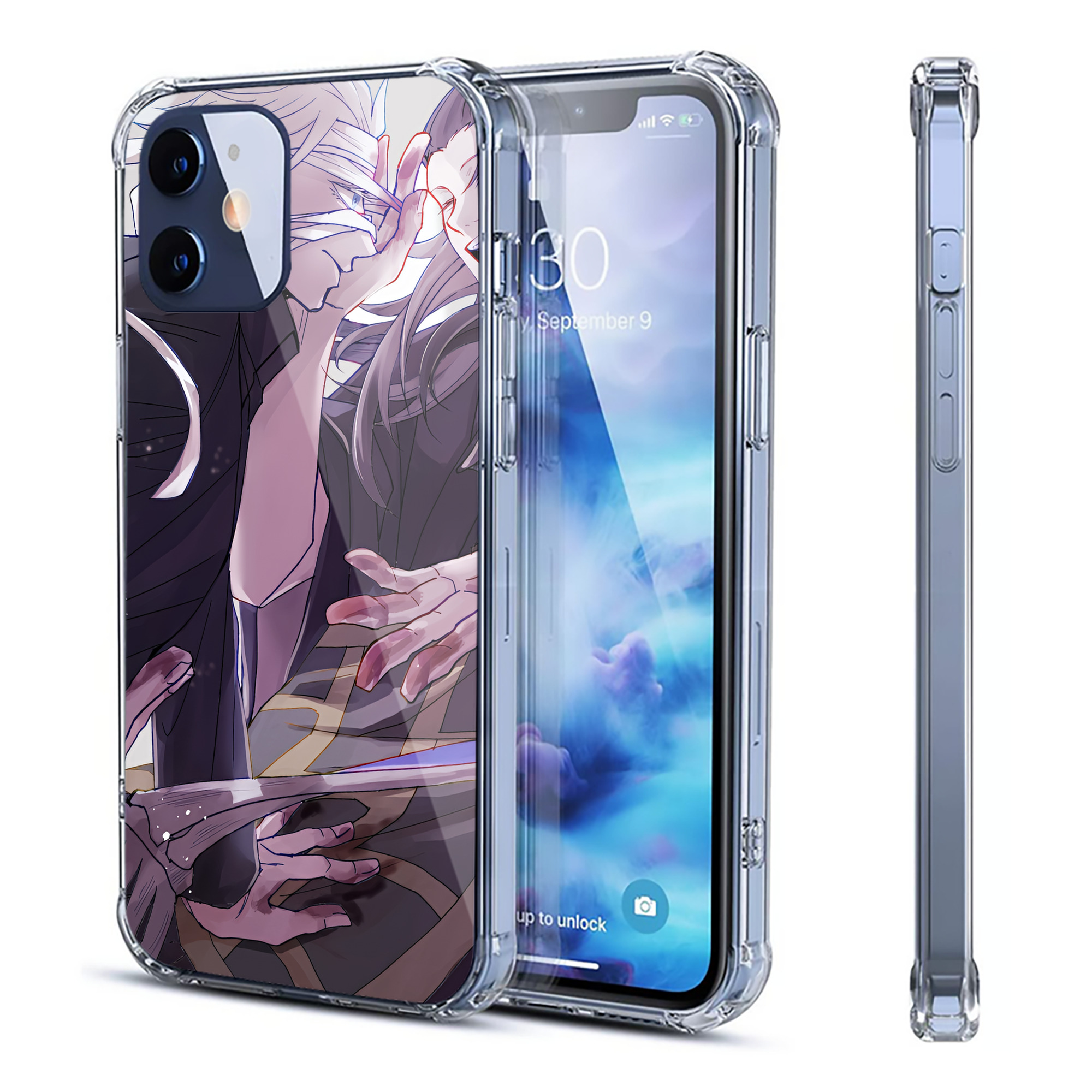 （画像用） SPY×FAMILY间谍家家酒 【iPhone 12シリーズ対応】透明スマホケース（クリアソフトケース）